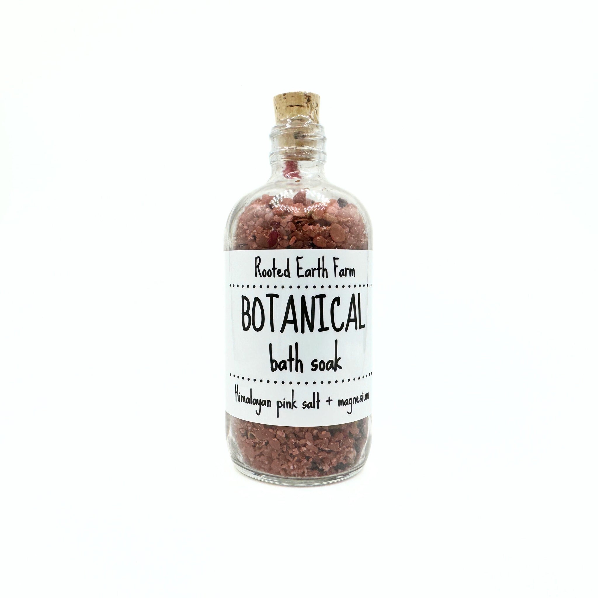 Botanical Bath Soak - Magnesium and Herbal Bath Salts – Rooted Earth ...