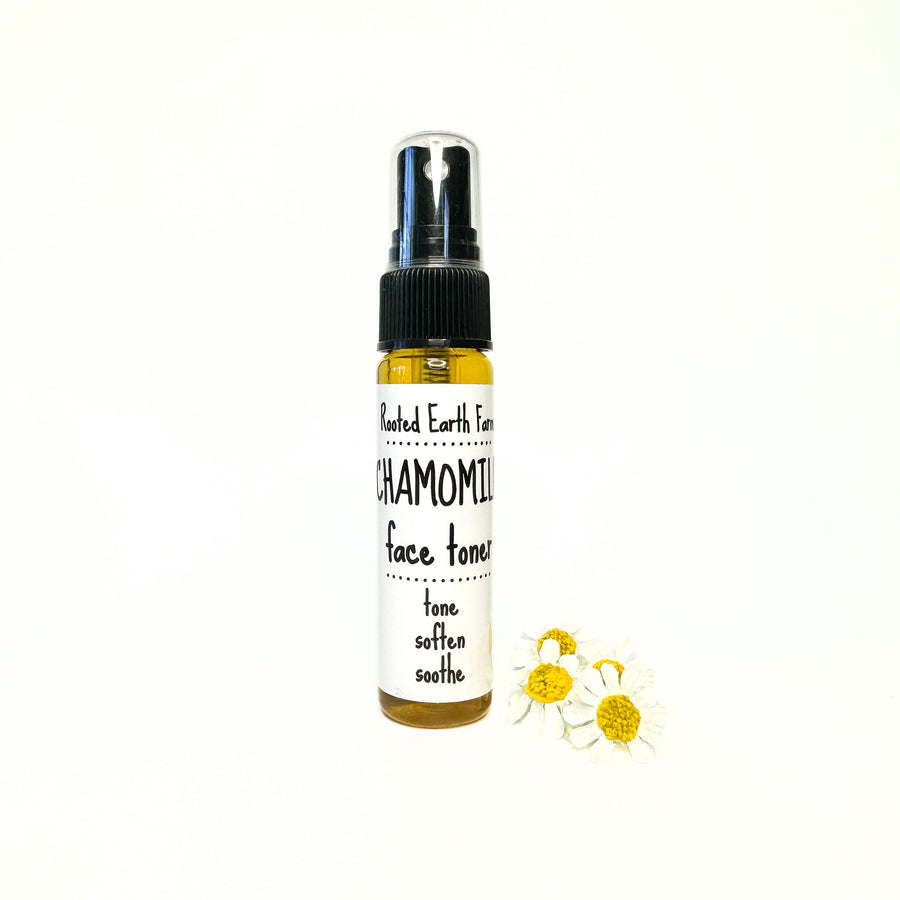 1 oz chamomile facial mist toner, handcrafted, plant based, natural