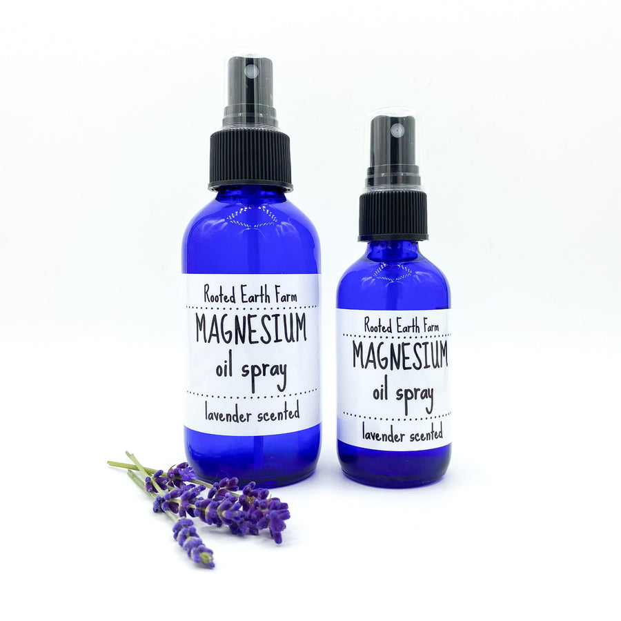 lavender magnesium oil spray 2 oz and 4 oz, magnesium spray supplement