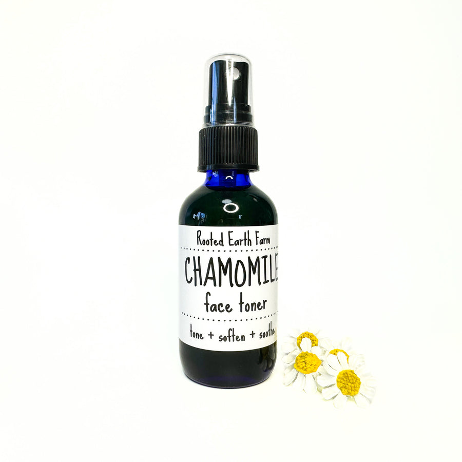 2 oz chamomile toner, plant based, natural