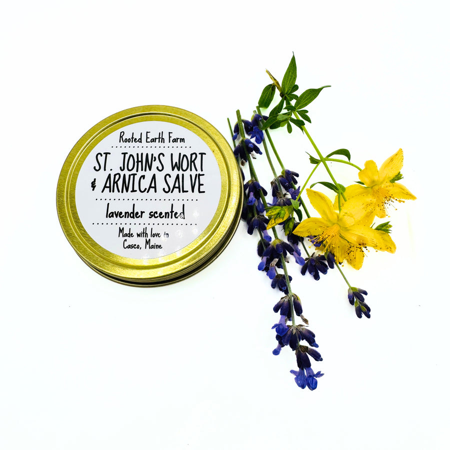 2 oz lavender arnica and st john's wort salve