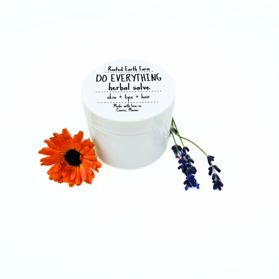 2 oz natural herbal salve for dry skin