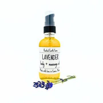 Lavender Infused Body + Massage Oil