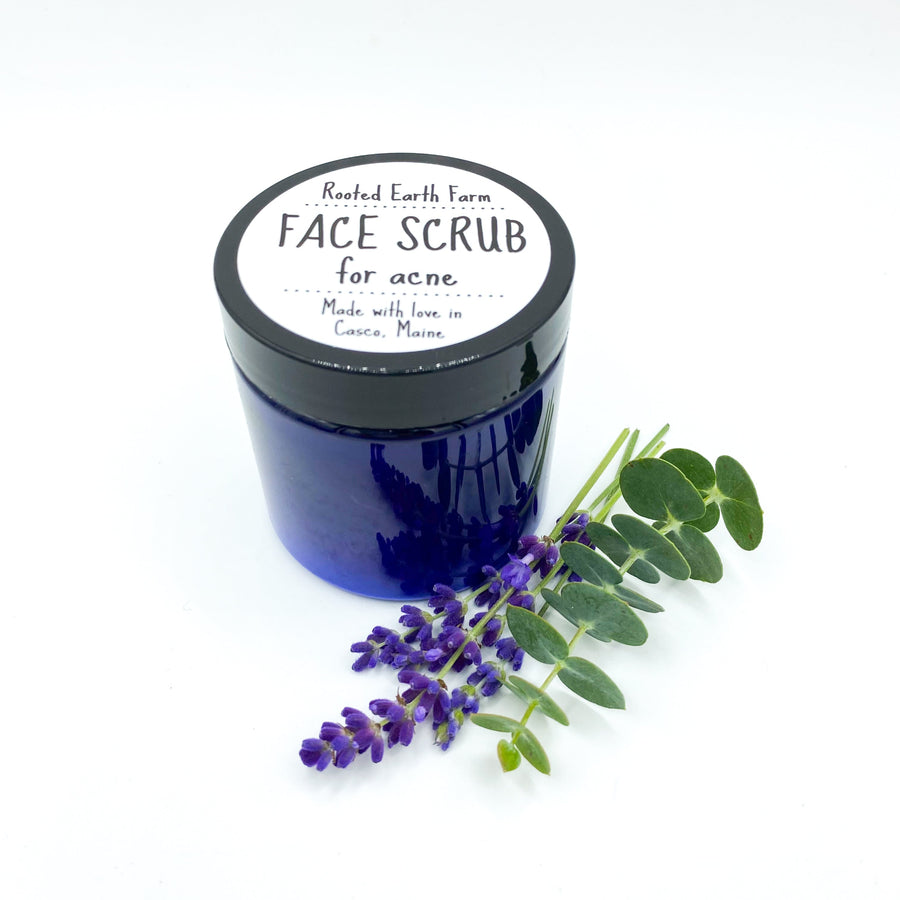 4 oz gentle face scrub for pimples