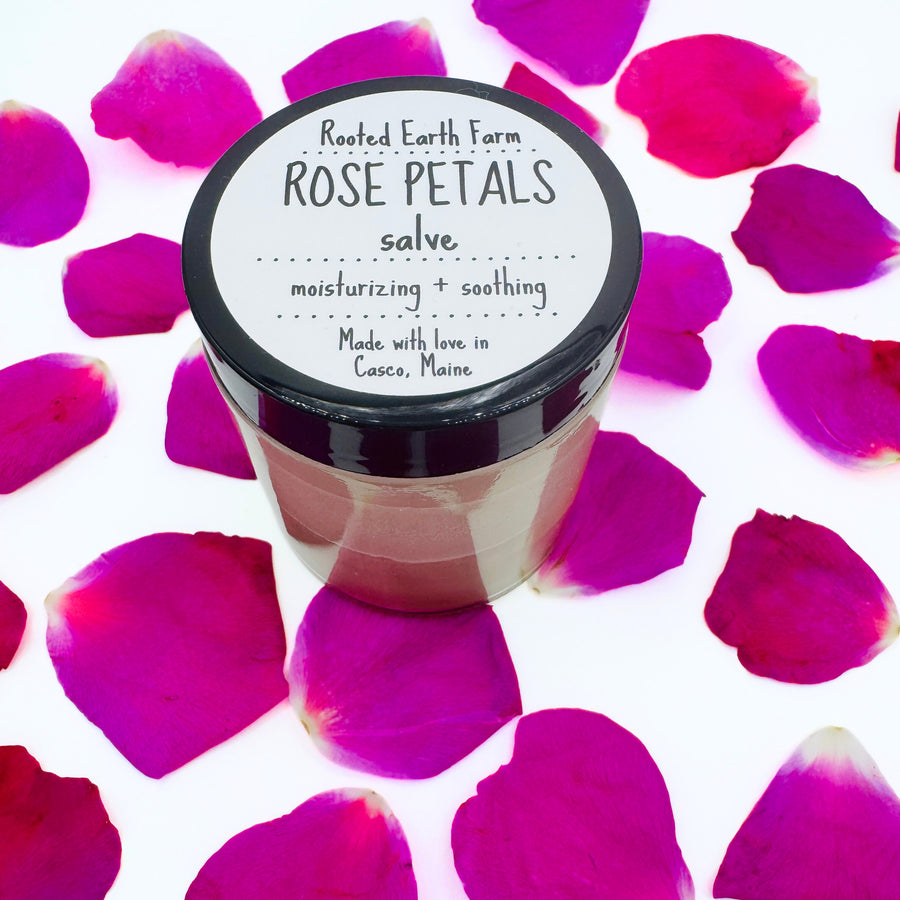 4 oz rose salve for dry skin
