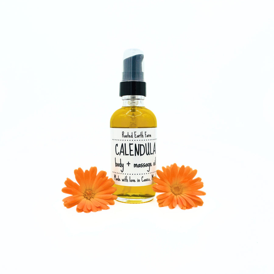 Calendula Infused Body + Massage Oil