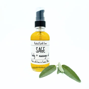 Sage Infused Body + Massage Oil
