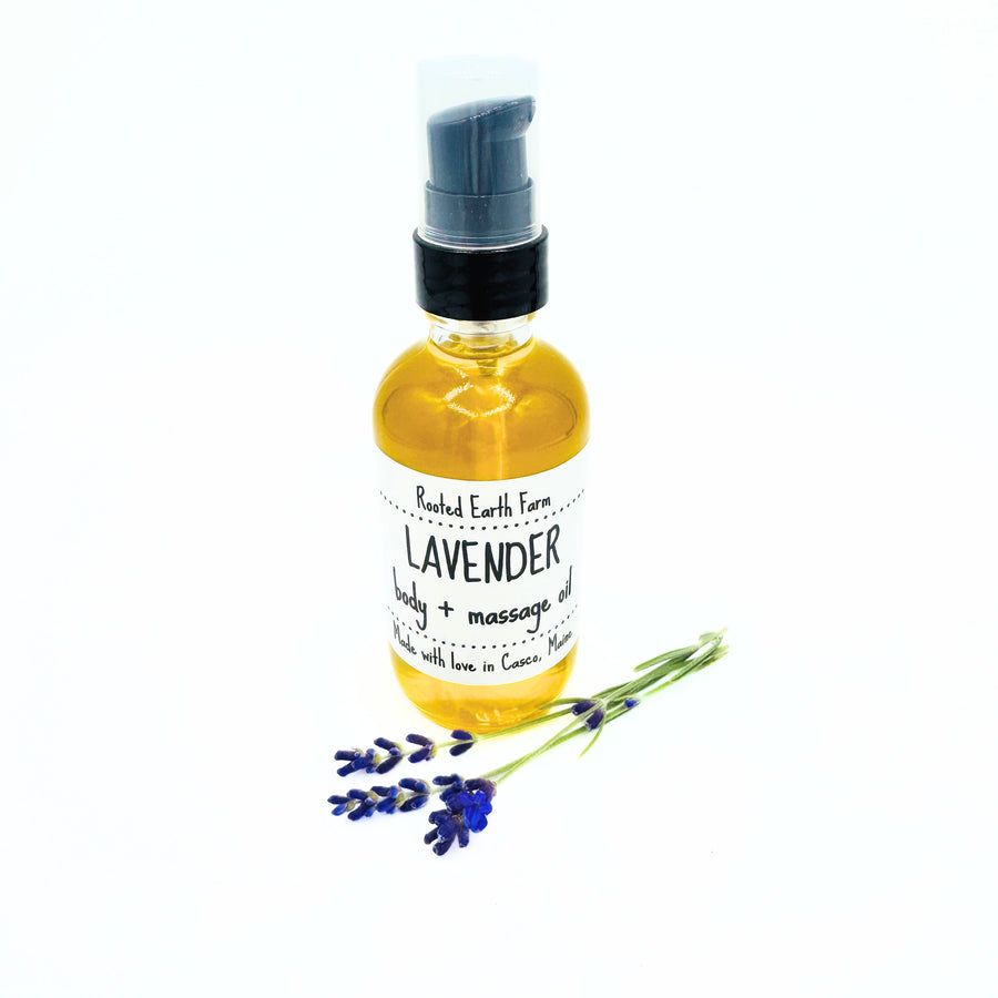 Lavender Infused Body + Massage Oil