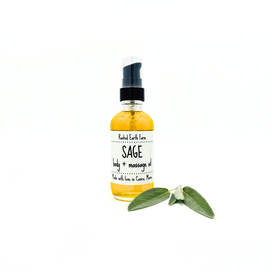 Sage Infused Body + Massage Oil