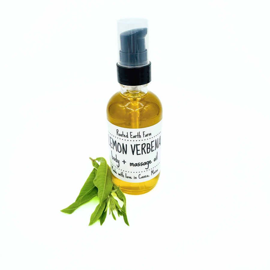 Lemon Verbena Infused Body + Massage Oil