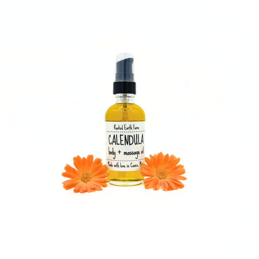 Calendula Infused Body + Massage Oil