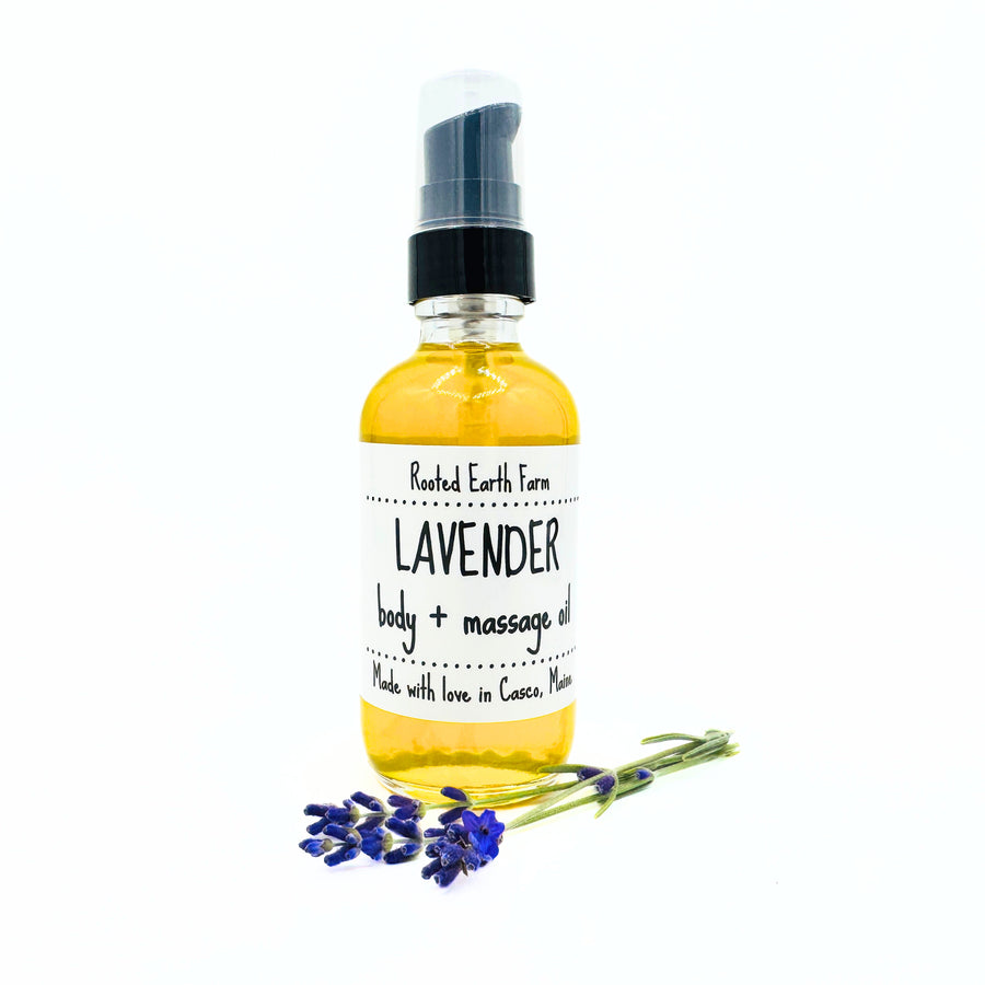 Lavender Infused Body + Massage Oil