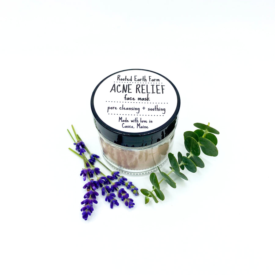 Acne Relief Face Mask made with natural ingredients