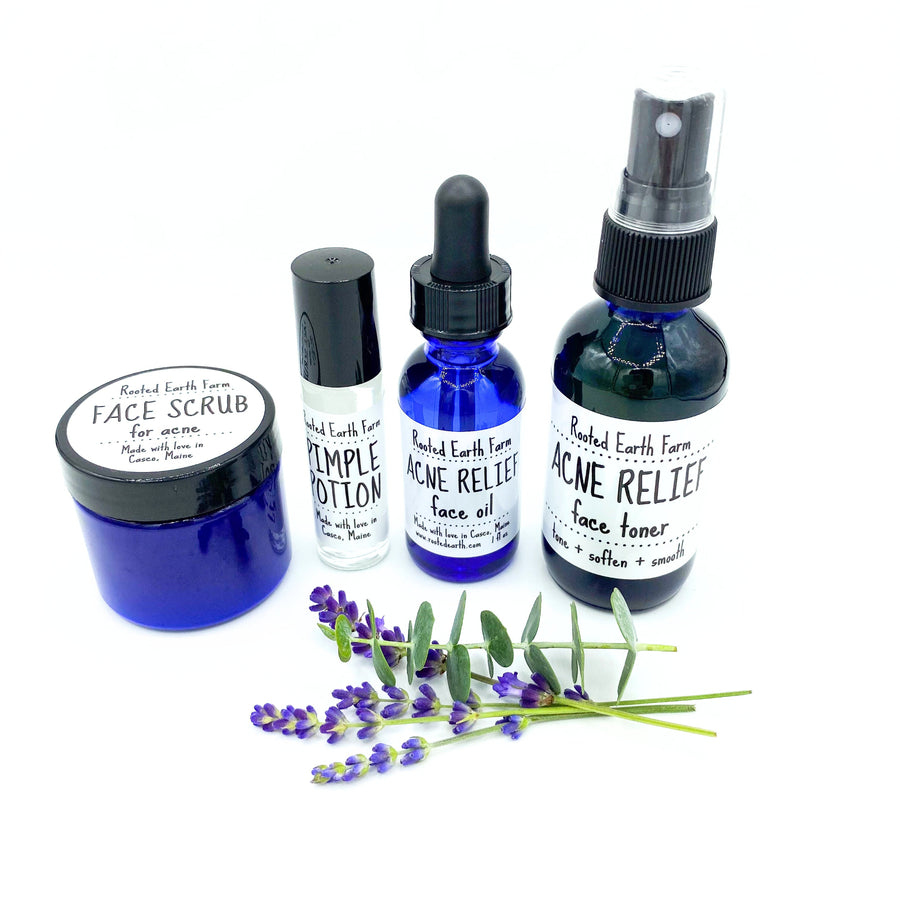 Skin care gift set for acne prone skin