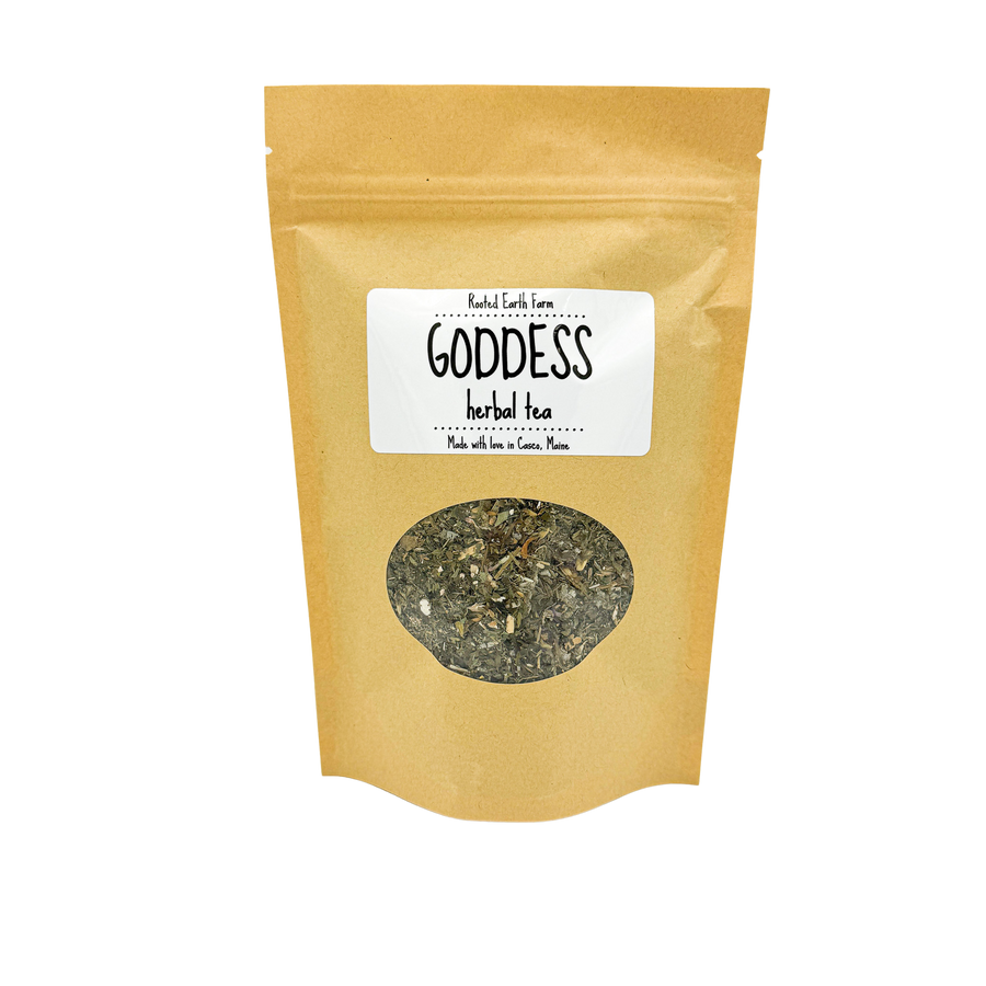 Goddess Collection Tea Goddess Herbal Tea Pouch - Herbal Tea for Women β Rooted Earth Farm ...