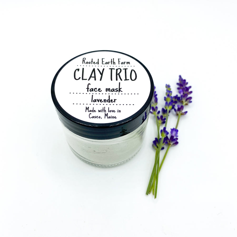 Lavender Clay Trio Mask