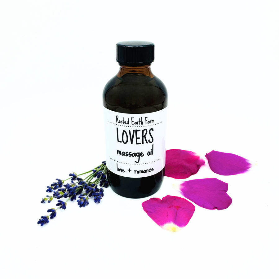 Jasmine and rose scented massage oil
