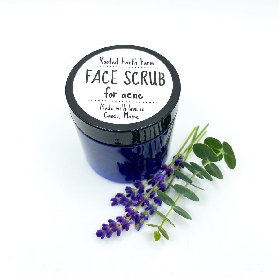 Natural Acne Face Scrub, gentle and effective