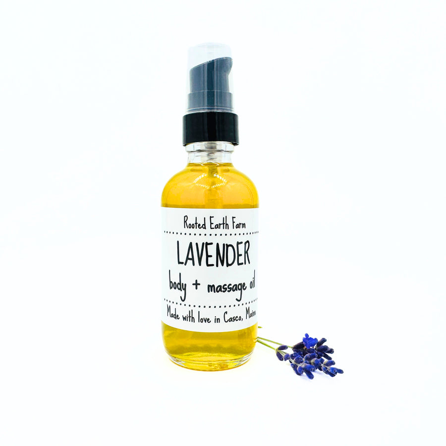 Lavender Infused Body + Massage Oil