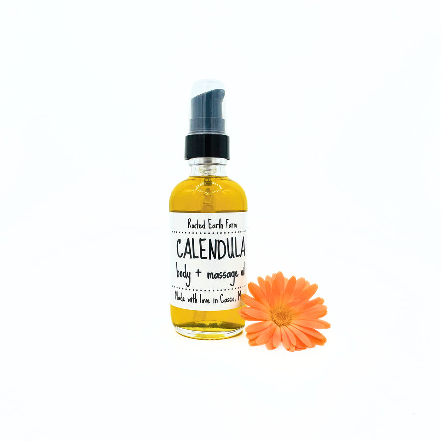 Calendula Infused Body + Massage Oil