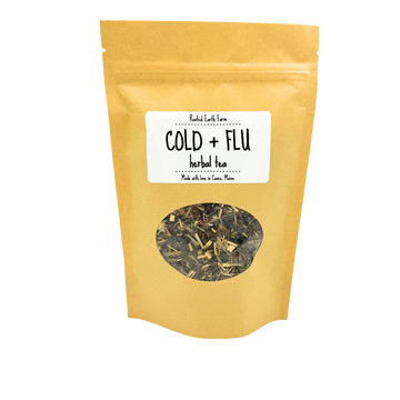 cold and flu loose leaf tea, herbal tea when you are sick, vitamin c herbal tea