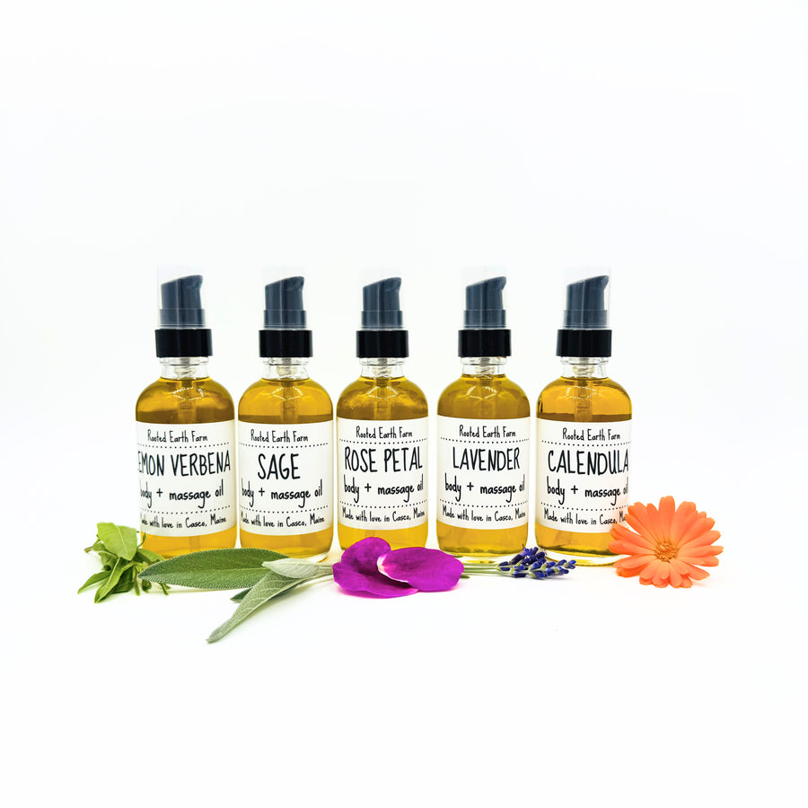 Herbal Body + Massage Oils Collection