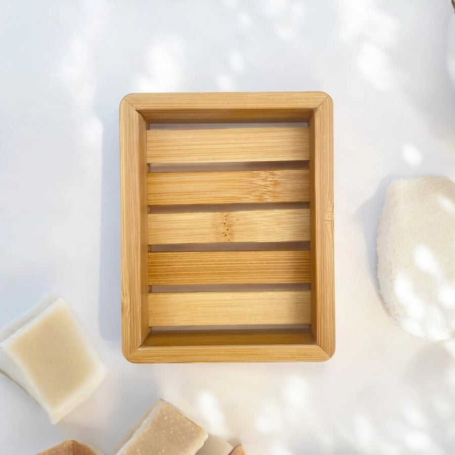 eco-friendly soap tray holder, bamboo soap lift