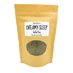 dreamy sleep herbal tea pouch, herbal tea for relaxation, loose leaf tea