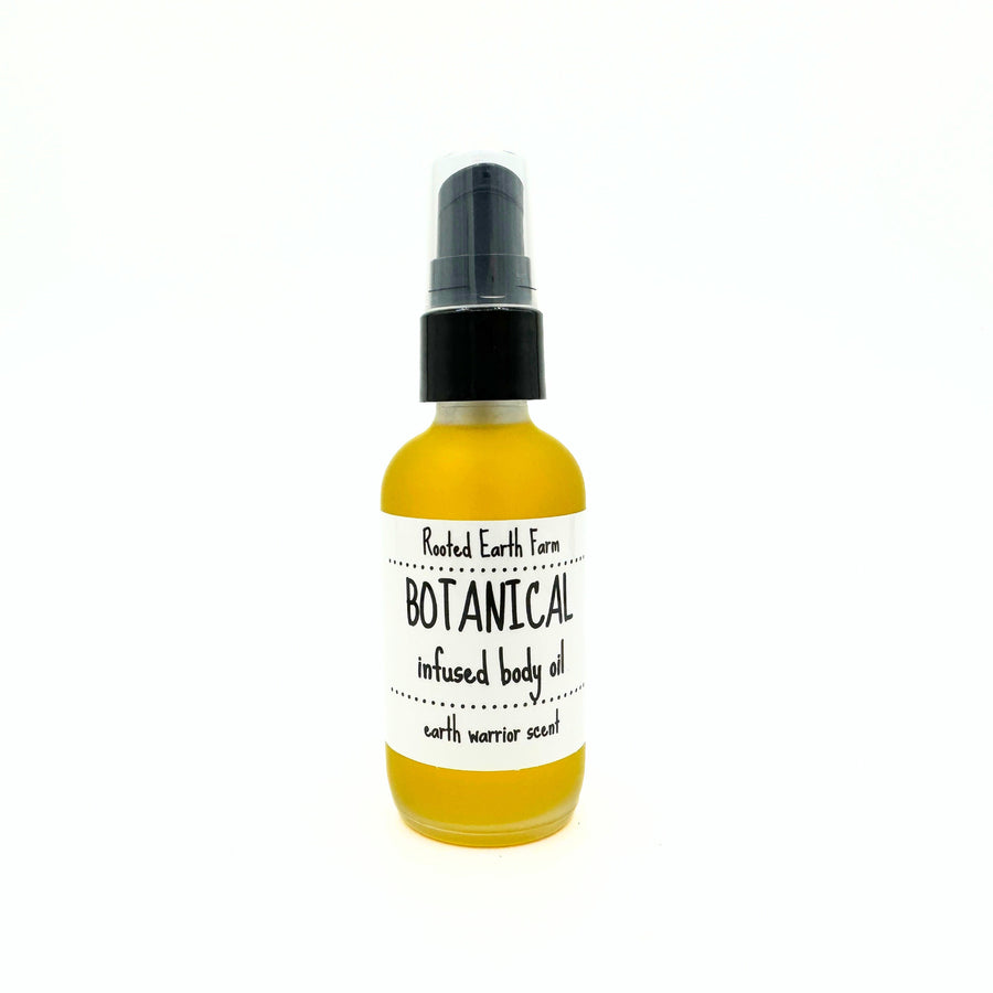 earth warrior botanical infused body oil