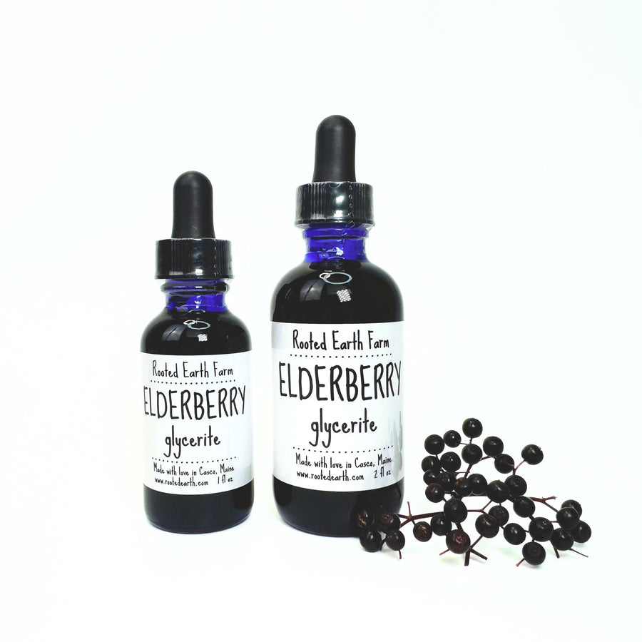 elderberry glycerite, elderberry syrup, elderberry extract