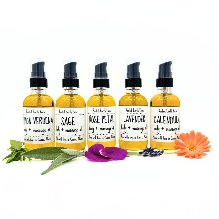 Herbal Body + Massage Oils Collection