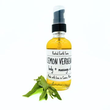 Lemon Verbena Infused Body + Massage Oil