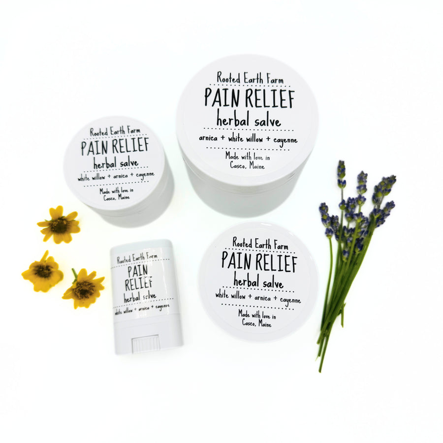 farm grown herbal pain relief salve