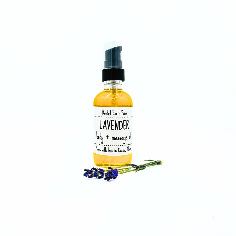 Lavender Infused Body + Massage Oil