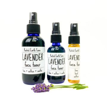 lavender facial toner, plant based face toner, herbal infused toner, lavender vegan toner