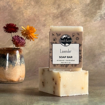 palm free lavender soap, natural bar soap, plant based bar soap