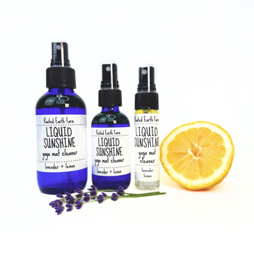 liquid sunshine yoga mat cleaner spray