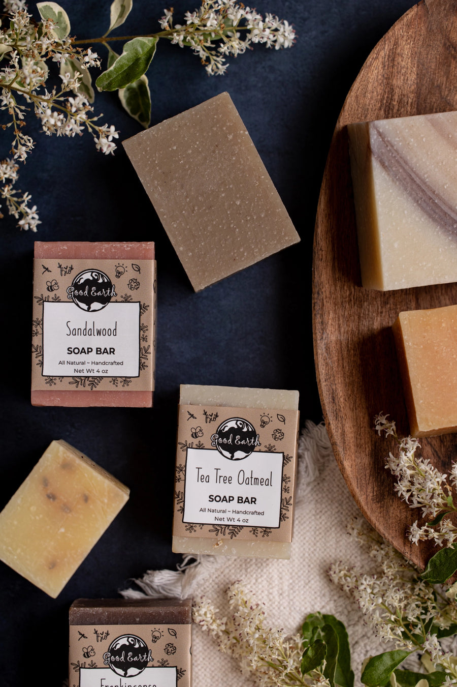 examples of our natural soap line