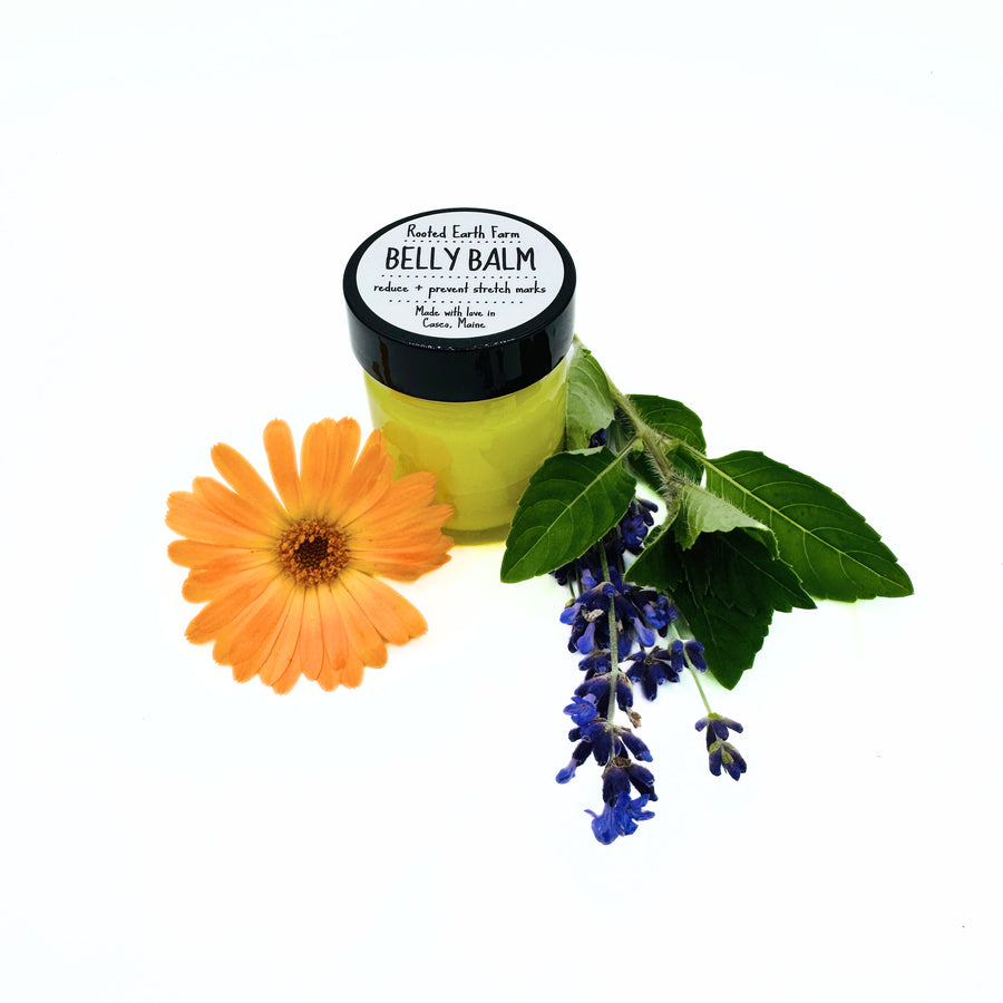 natural belly balm for stretch marks