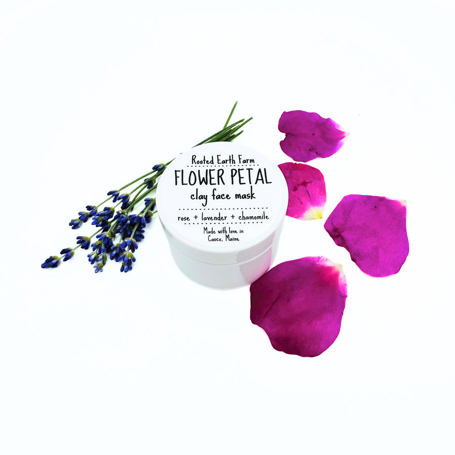natural herbal clay face mask
