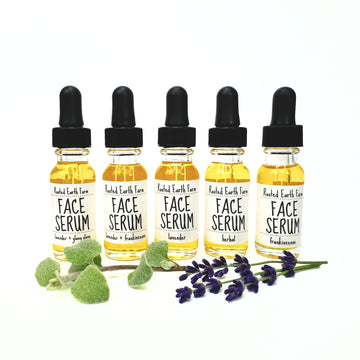 natural herbal face serum, rosehip face serum, vitamin c face serum, natural face serum for aging skin