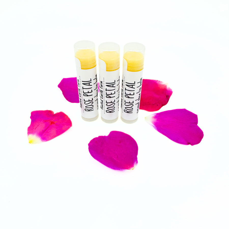 natural lip balm rose scented