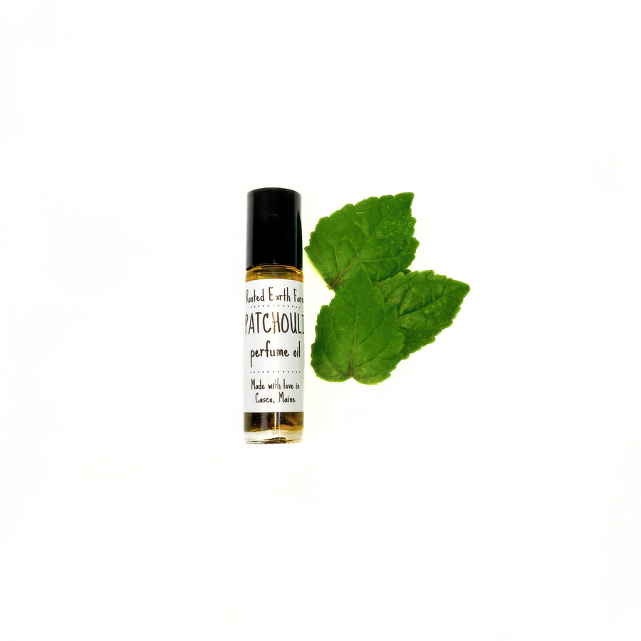 perfume with patchouli essential oil