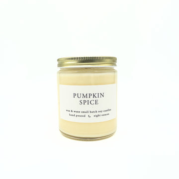 pumpkin spice candle