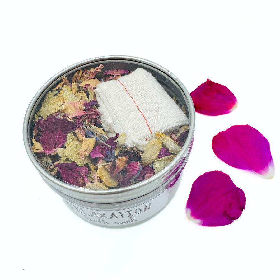 relaxing bath tea