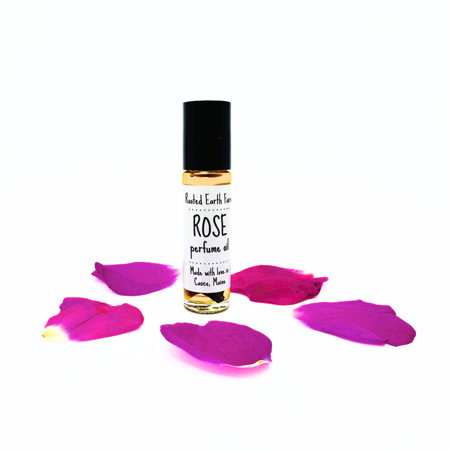 rose infused perfume oil