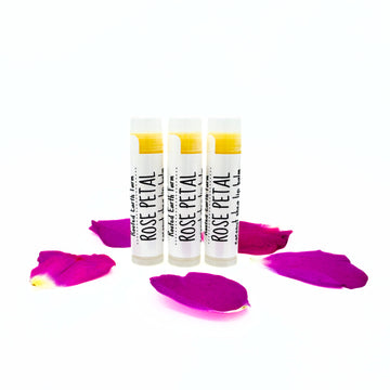 rose petal lip balm