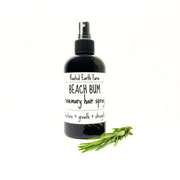 Rosemary Beach Bum Spray - sea salt hair spray for texture