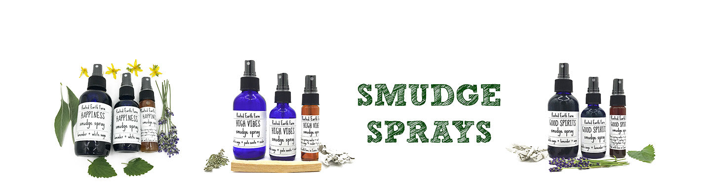 smudge sprays for cleansing the air and spaces