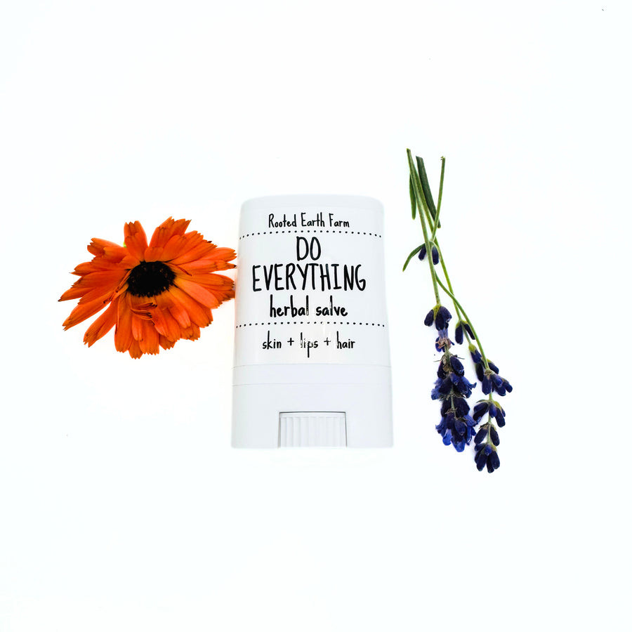 travel size natural herbal skin salve